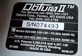 823-600 Obtura Ii Obturator Dental Root Canal Gutta Percha Unit I #2