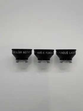 Ogfa-2 Ocular Instruments Nmr-k Fundus Laser Lens Lot Of 3