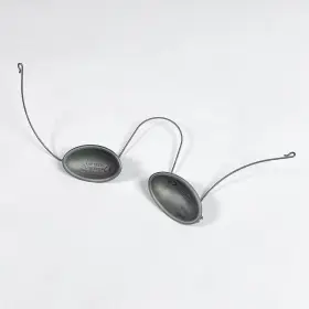 19335 Oculo Plastik Durette 4 Stainless Steel Patient Eye Shields Laser Safety #2