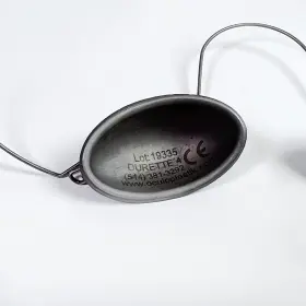 19335 Oculo Plastik Durette 4 Stainless Steel Patient Eye Shields Laser Safety #3