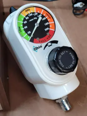 1251-p18a Ohio 1251 P18a 200mm Intermittent Suction Unit Vacuum Regulator 9 Available F