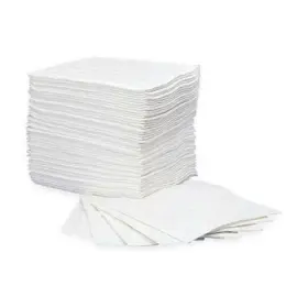 L90853 Oil-dri Absorbent Pads Roll Polypropylene Heavy Duty White 49 Gal Spill Mat