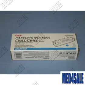 42127403 Okidata Oki Cyan Genuine Toner Cartridge High Capacity