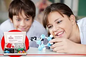 Old Nobby 705353643972 Molecular Model Kit 239 Pcs Inorganic Chemistry Flexible Links - Eisco Labs #2