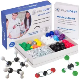 Old Nobby 705353643972 Molecular Model Kit 239 Pcs Inorganic Chemistry Flexible Links - Eisco Labs