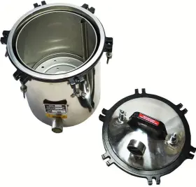 70706a-mjg18l1 Olizee Sst Electric Heated 4.7 Gallon 18l Autoclave Steam Sterilizer Stainless Steel Sh