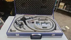 Cf-p20s Olympus Pair Of Fiberoptic Sigmoidoscope Endoscope And Pentax Fs-34p
