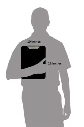 205103-5bl Omnimed 713325988174 Hippa Compliant Covered Poly Clipboard Pack Of 5 #2