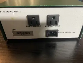 Cg-15009-01 Optichem Dual Power Controller 120vac P/n 840 Watt Max 7 Amp #3