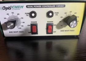 Cg-15009-01 Optichem Dual Power Controller 120vac P/n 840 Watt Max 7 Amp