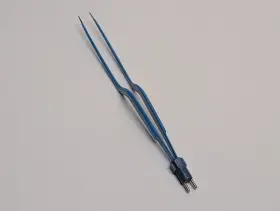 100197-1501 Padgett Pm-9445 Cushing Bayonet Bipolar Forceps Used