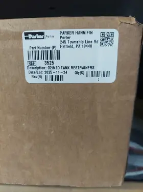 3525 Parker Tank Restraints Porter Pn Set Of 2 One For Each Tanks