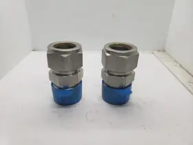 4-8-fbz-ss Parker Male Connector 1/4 Inch Tube Od 1/2 Mnpt Lot Of 2 Nnb 4-8-fbz-ss Parker Male Connector 1/4 Inch Tube Od 1/2 Mnpt Lot Of 2 Nnb