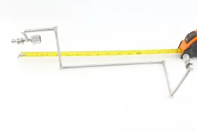 6lv-4-wvcr-t-mff Parker Hannifin 1/4 Inch Vcr Custom Welded Rotation Tee Fitting 316 Stainless Steel