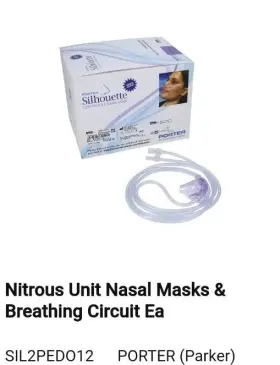 Sil2-med-12 Parker Hannifin Corp. Porter Sil2pedo12 Silhouette Mask Medium 12 Pack Sealed Box