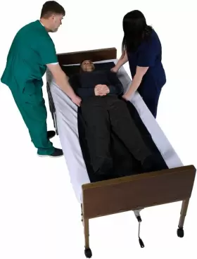 Pa-20071 Patient Aid 78 Inch X 28 Reusable Flat Slide Sheet For Transfers Turning