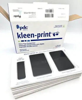 3100-00-pde Pdc Kleen-print Mess-free Infant Footprinter #3100-00-pde Box Of 25
