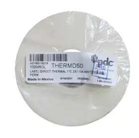 Thermd50 Pdc Healthcare Perm Label Direct Thermal 1 Inch Core 2 X1 1/4 White 1300