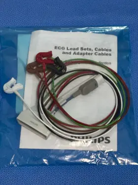 Mx40 Philips 989803171851 Ecg 5 Lead Grabber Aami Spo2 Tele For Intellivue