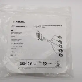Philips 989803173151 5 Lead Set Disposable Telemetry Aami Stryker