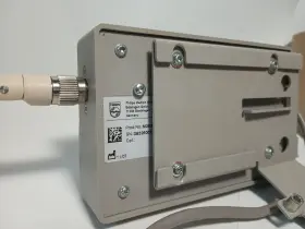 M2638a Philips Ref Telemetry Adapter Transmitter Module With Cables And Bracket #2