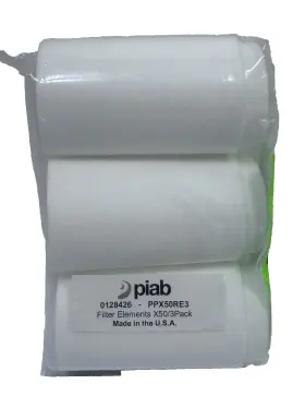 Ppx40re3 Piab 0128426 Vacuum Filter Elements X50/3pack Lot Of 3 Each