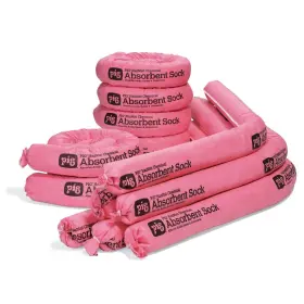 Pig 036226000159 New Hazmat Chemical Absorbent Socks - 12 Pack Ext. Dia. 3 X 46 L Abso