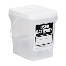 Pig 036226068357 Battery Disposal Container Used Dry-cell Storage 2 Gallon Capacit