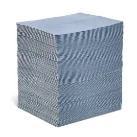 Pmb30123 Pig Absorbent Mat Pads 100 Oil Spill Mats 15 Inch X 19 Perforated Each Pa