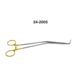 242005 Pilling Mcdougal Prostatectomy Clamp Angled Left 9 7/8 Inch