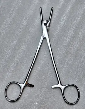 35-1377 Pilling Vintage Germany Model Cc9 Surgical Stainless-steel Clamp