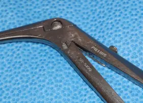 50-5100 Pilling Ref Jackson Laryngeal Cup Forceps Straight 4mm 28cm #3