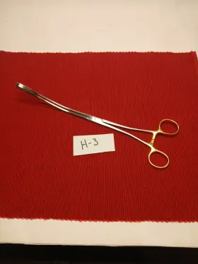 84-1052 Pilling Atraugrip Ring Forceps Curved