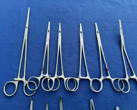 35-3800 Pilling And Konig Set Of Cardiothoracic Surgical Instruments Forceps Clamps #2