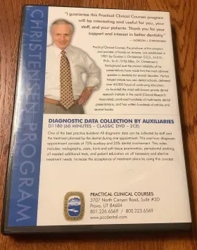 D-1180 Practical Clinical Courses Diagnostic Data Collection By Gordon Christensen Dds Msd Pcc Dvd #3