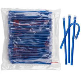 7019110 Practicon Color-flex Disposable Saliva Ejectors Blue Dental Suction Tips 100 Pac