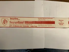 2400-16-pdb Precision Dynamics Corp #2400-16-pdb Securline Blood Band/10 Extender-1/ Red