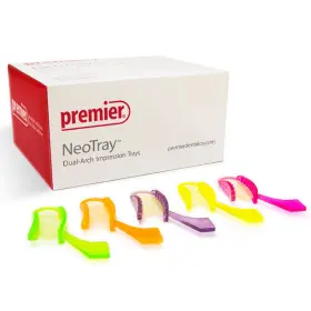 2206nt Premier Neotray Introductory Kit Triple Bite Impression Tray With Golden Mesh
