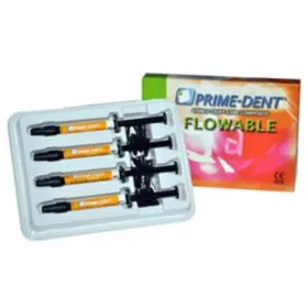 4010a2 Prime-dent Flowable Light Cure Dental Composite 4 Syringe Kit - A2 Usa