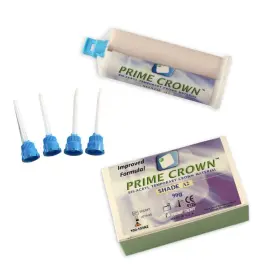 100-103a2 Prime Dental Dent Prime-crown 90g Kit With Mxing Tips Temporary Crown And Bridge - A2
