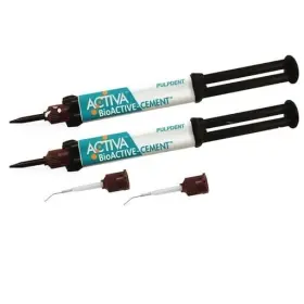 Vc2t Pulpdent Activa Bioactive Cement Value Pack 2 X 5ml/7gm Syringe Translucent Shade 40