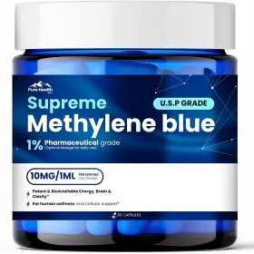 Mb27 Pure Health Max Supreme Methylene Blue Capsules - Pharmaceutical Grade Supplement For Humans