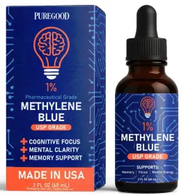 Cg7095-60ml Puregood Pharmaceutical-grade Methylene Blue 1% 60ml Usp-grade Third-part