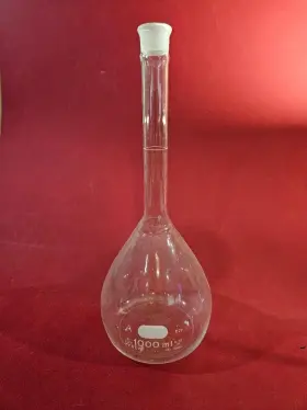 5640-1l Pyrex 1000 Ml 1 Liter Tc Volumetric Flask 563a