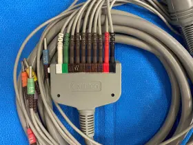 19420-001 Quinton Patient Cable With Leadwires Ref #3