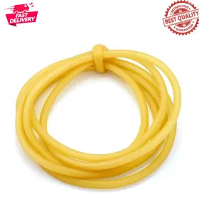 Qwork 726084145078 10ft Natural Latex Rubber Tubing 3/8 Inch Od 1/4 Id Surgical Hose Lab Home Use