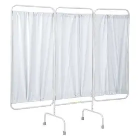 Pss-3us R&b Wire Products Three Panel Stationary Privacy Screen With White