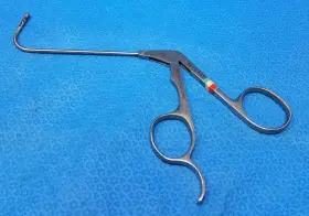 8211.195 R. Wolf Double Spoon Forceps Horizontal Opening Curved 100 Upwards