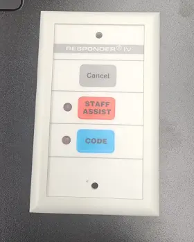 Ncdpb2 Rauland Lot Of 10 Responder Dual Push Button Station Wr3 #2