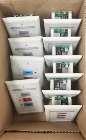 Ncdpb2 Rauland Lot Of 10 Responder Dual Push Button Station Wr3